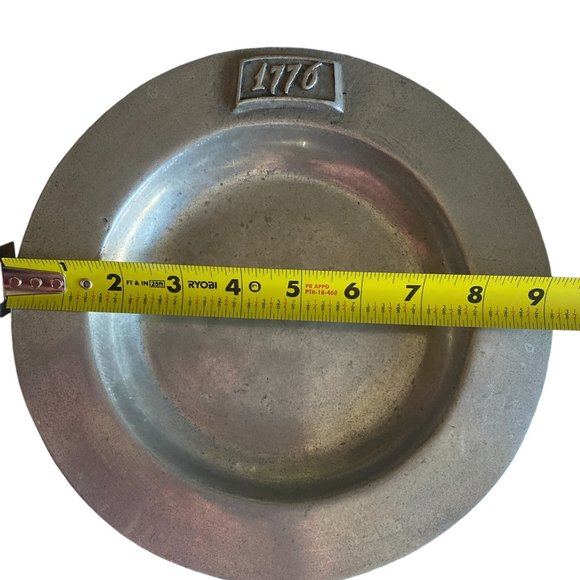 Vintage 5025 York Metalcrafters 1776 Liberty 9 1/4" Pewter Bowl - Picture 3 of 3